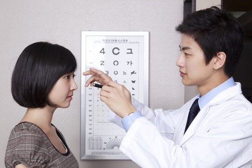 아큐브 카운셀링 원본 사진 RF 검안 이미지