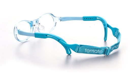 베이비안경테에 스트랩부착된사진