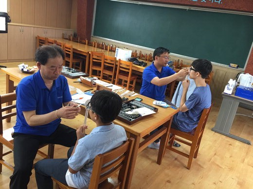 다비치 눈 검사