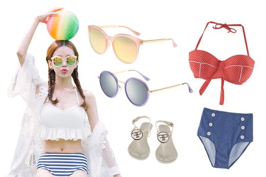 동향 룩옵티컬- 미러 선글라스 여자 스타일