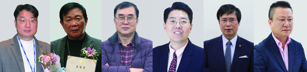 서울 김원철, 곽창식, 박형철 안경사, 경기 윤일영, 박종석 안경사, 인천 노수영 안경사(왼쪽부터)